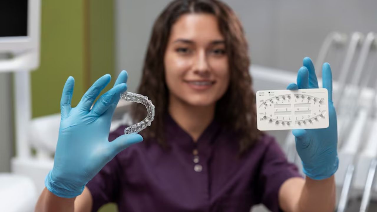 Invisible braces treatment
